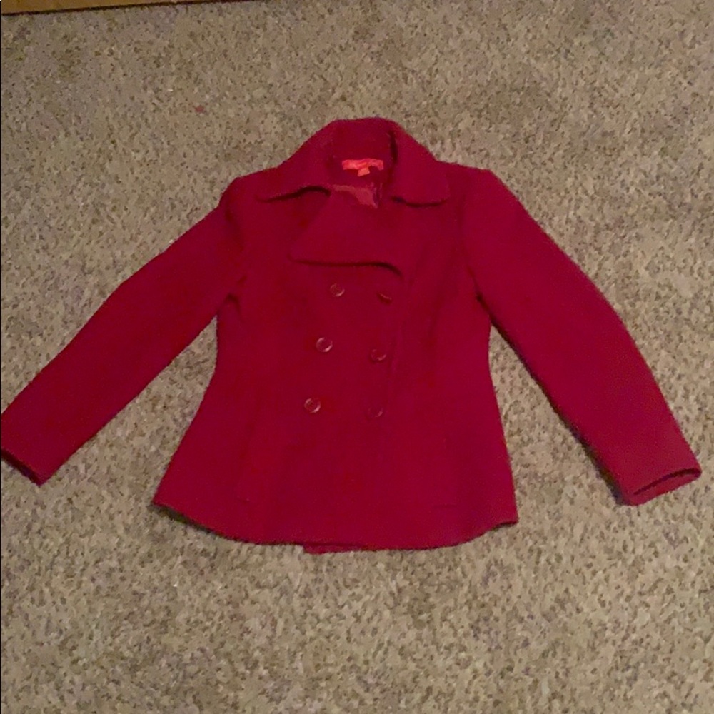 Anne Klein Red Dress Jacket - hot!